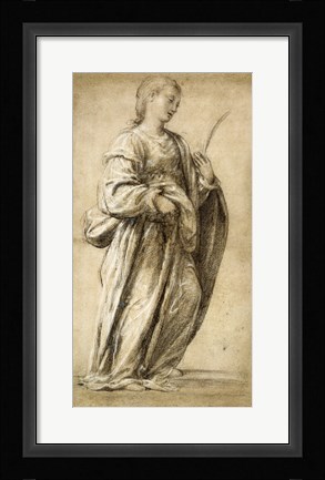 Framed Saint Lucy Print