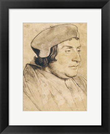 Framed Portrait of a Scholar or Cleric Print