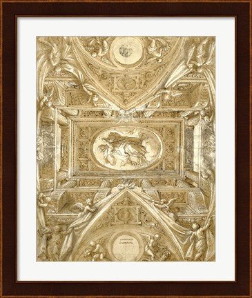 Framed Study for a Ceiling Print