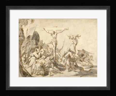 Framed Crucifixion Print