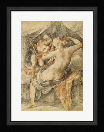 Framed Toilet of Venus Print