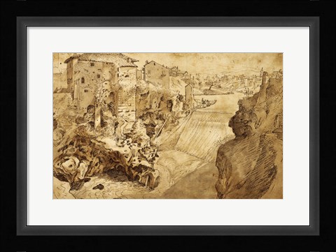 Framed View of Tivoli Print