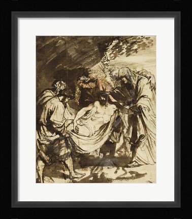 Framed Entombment Print
