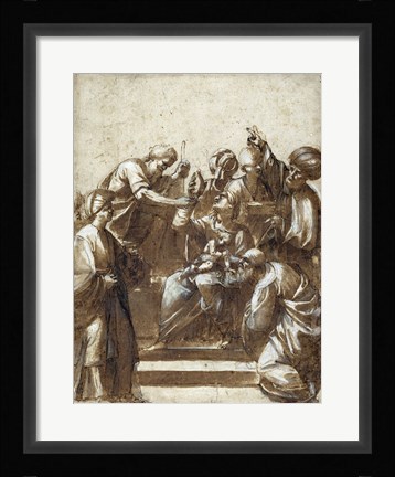 Framed Adoration of the Magi Print