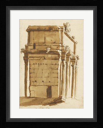 Framed Arch of Septimius Severus Print
