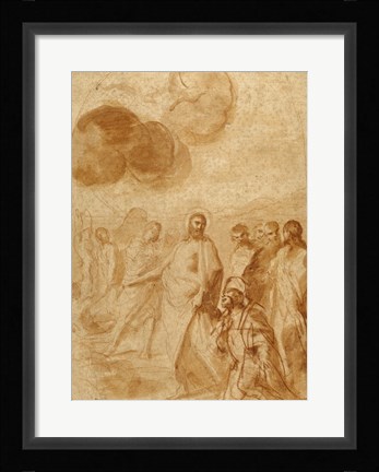 Framed Christ's Command to Saint Peter, Feed My Sheep Print