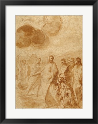 Framed Christ's Command to Saint Peter, Feed My Sheep Print