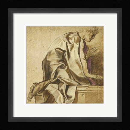 Framed Man Kneeling Print