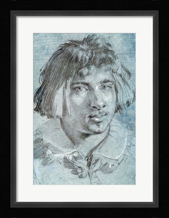 Framed Portrait of a Young Man Print