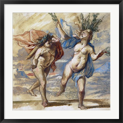 Framed Apollo and Daphne Print