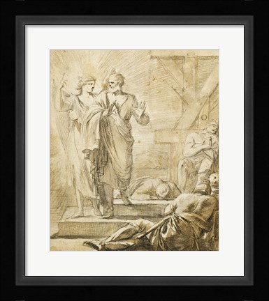 Framed Liberation of Saint Peter Print