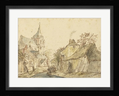 Framed View of Eindhoven from the Northeast Print