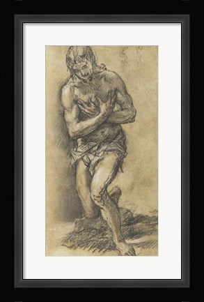 Framed Christ Baptized Print