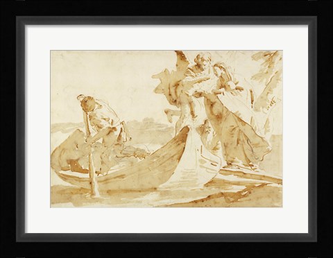 Framed Flight into Egypt Print