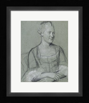 Framed Portrait of a Lady Print