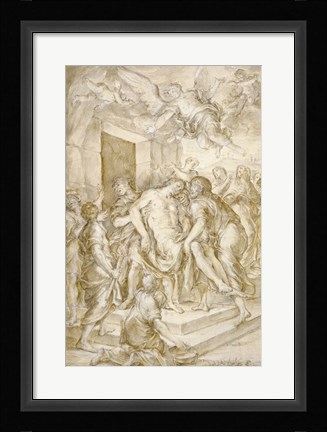 Framed Entombment Print