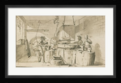 Framed Nail Makers Print