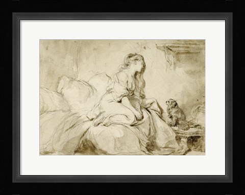 Framed Oh! If Only He Were As Faithful to Me Print