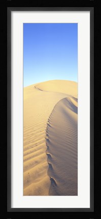 Framed Mungo Dune Vert Print