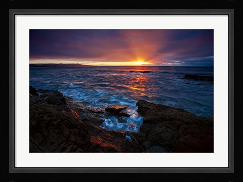 Framed Bastion Point Print