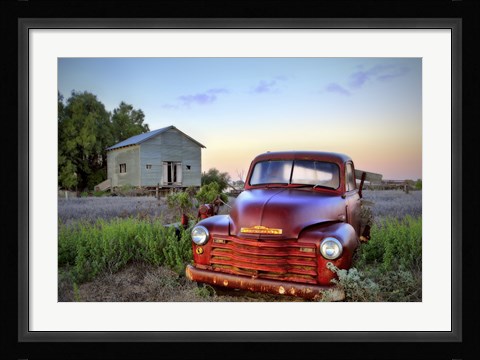 Framed Old Chev Print