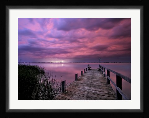 Framed Dark &amp; Stormy Print