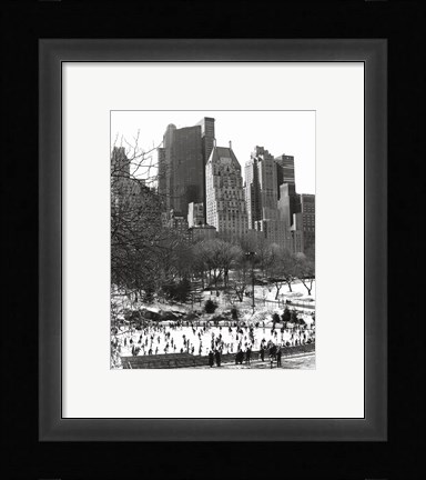 Framed Wollman Rink Print