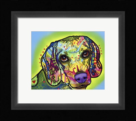 Framed Beagle Print