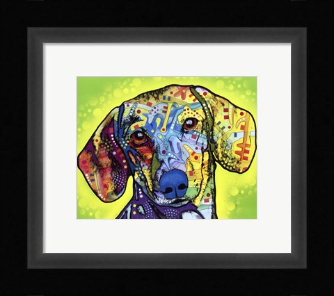 Framed Dachshund Print