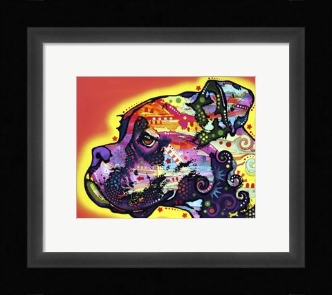 Framed Profile Boxer 1 Print