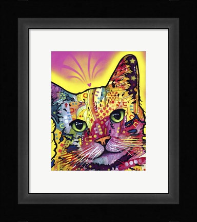 Framed Tilt Cat Print