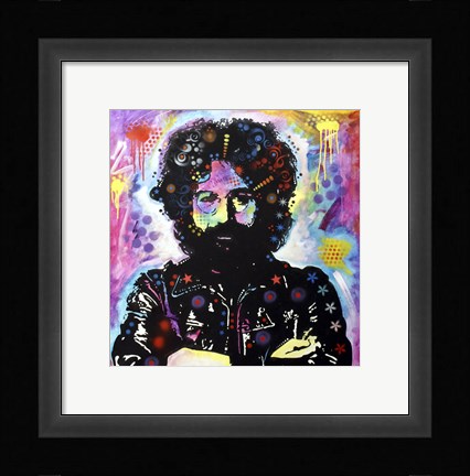 Framed Jerry Garcia Print
