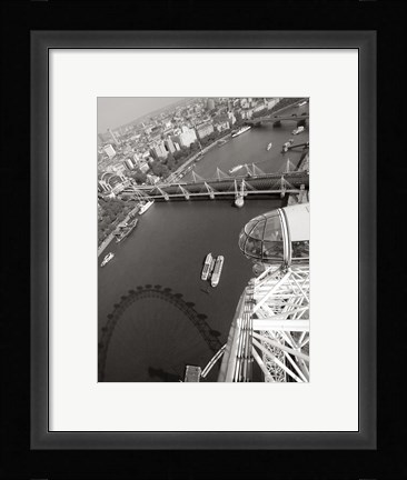 Framed London Eye III Print