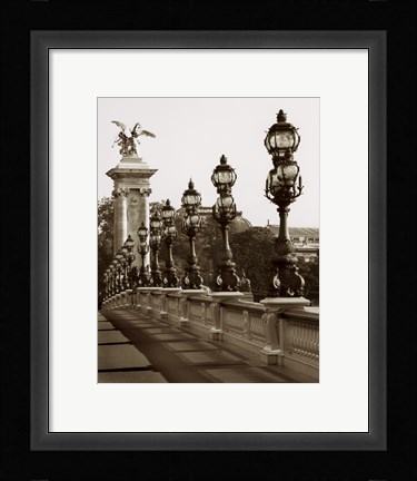Framed Pont Alexandre Print