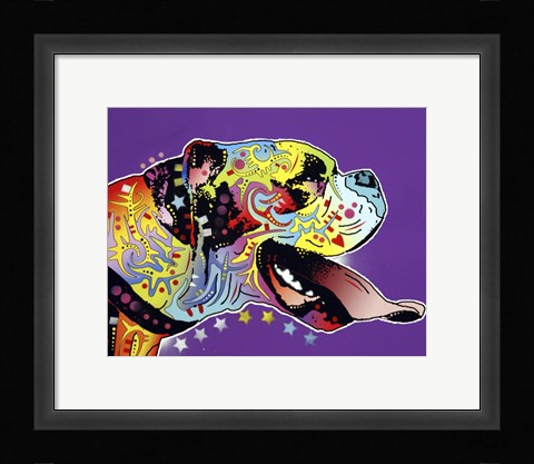 Framed Happy Boxer Print