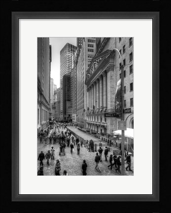 Framed Wall Street HDR 1 Print