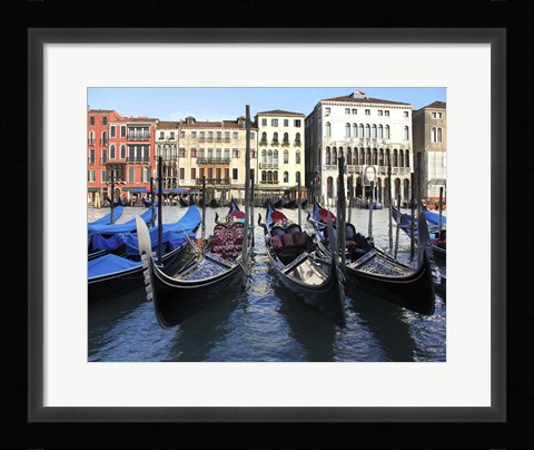 Framed Gondolas Print