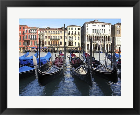 Framed Gondolas Print