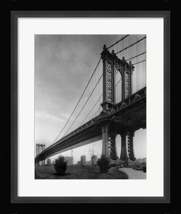 Framed Manhattan Bridge Print