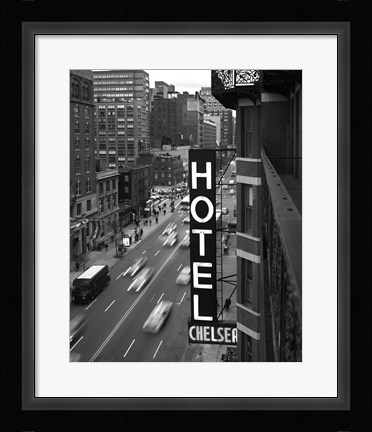 Framed Chelsea Black and White Print