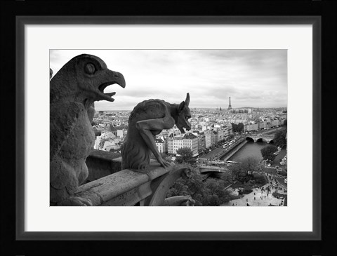 Framed Gargoyles Print