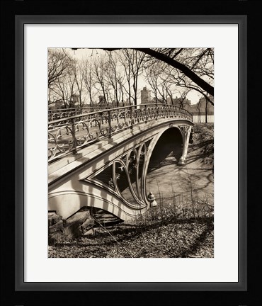 Framed Gothic Bridge NYC Print