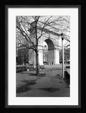 Framed Arc de Triomphe in Washington Square Park Print