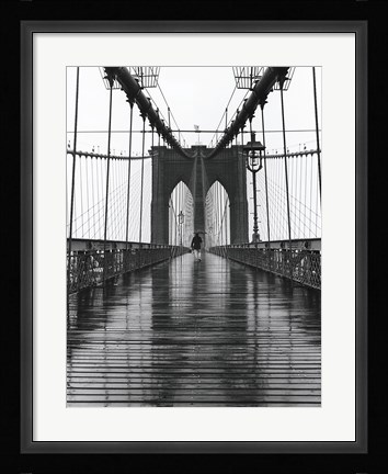 Framed Brooklyn Bridge Print