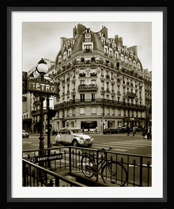 Framed Street Scene Print