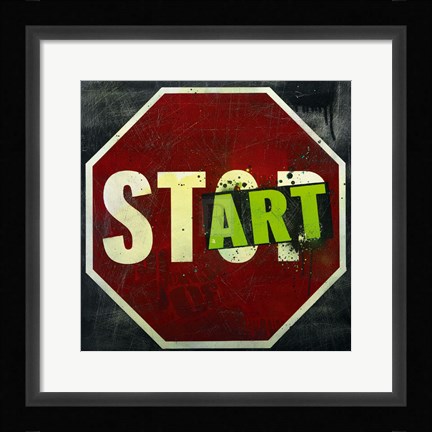 Framed Start Print