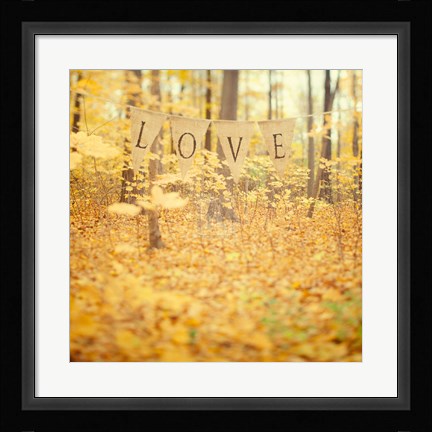 Framed Autumn Love Print