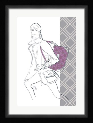 Framed Around Town II Print