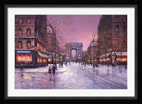 Framed Arc de Triomphe Print