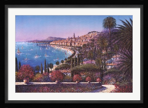 Framed Menton Print
